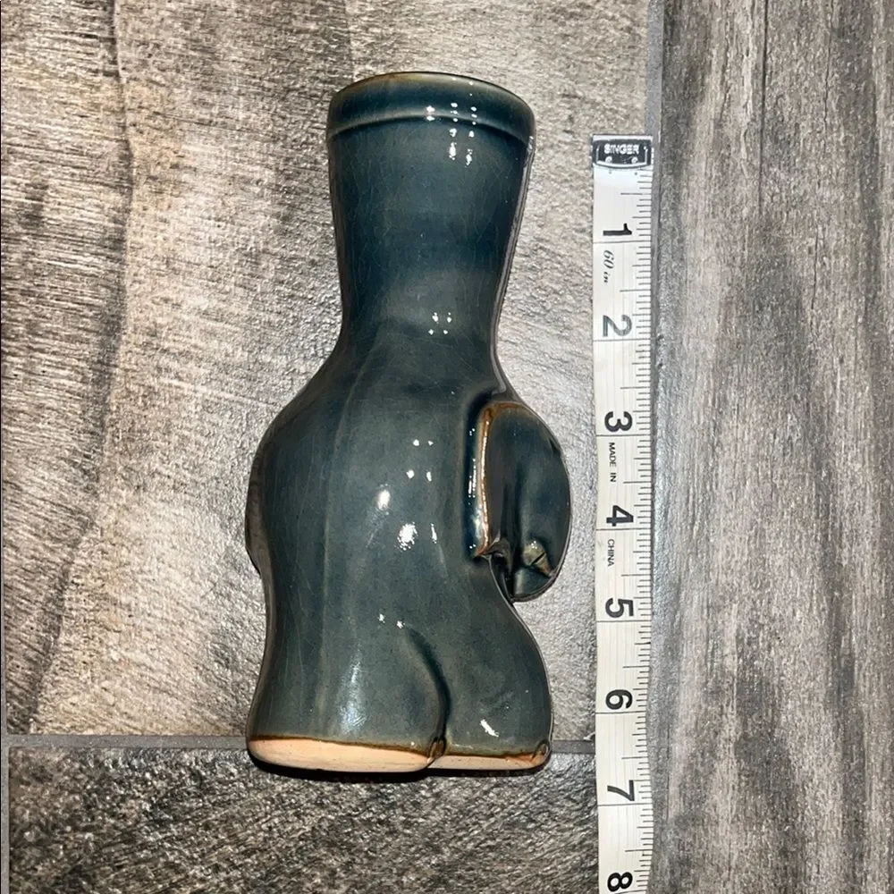 Novica Unique Elephant Ceramic Vase signed & numbered.